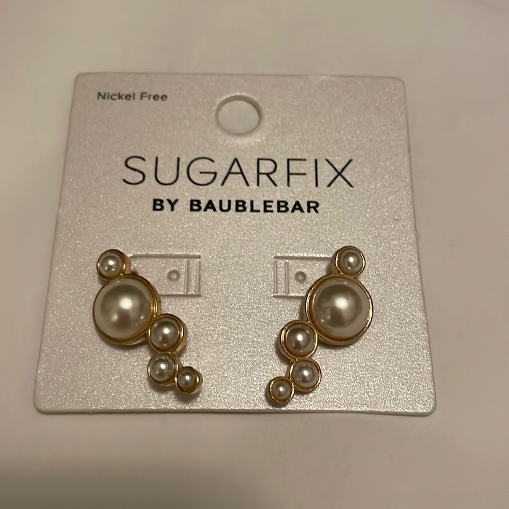 Sugarfix by Baublebar pearl earrings